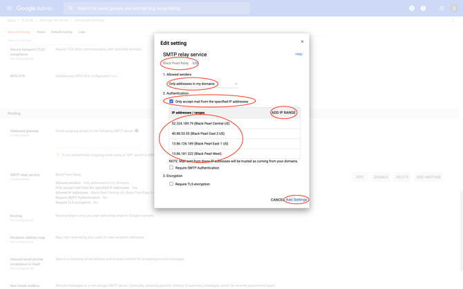 Configure Google Workspace with Black Pearl Mail - Using a Test Pilot Organizational Unit (OU)15