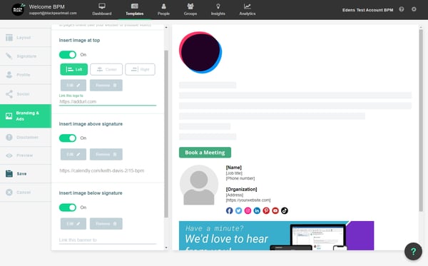 Click on Save in the left-hand menu