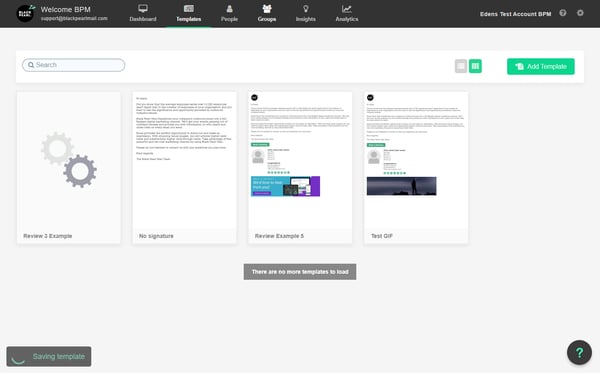 Once the templates have been created for each staff member with an individual calendar link, go to Groups