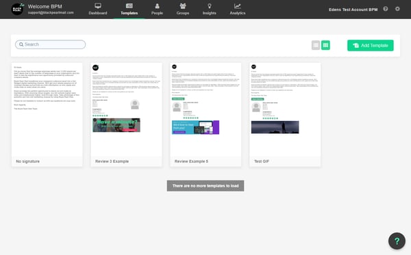 Create or edit the template you wish to include your calendar booking on. NOTE - We recommend creating a duplicate of this template as you will need a separate template for each staff member who has their own calendar links