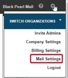 Click on Mail Settings